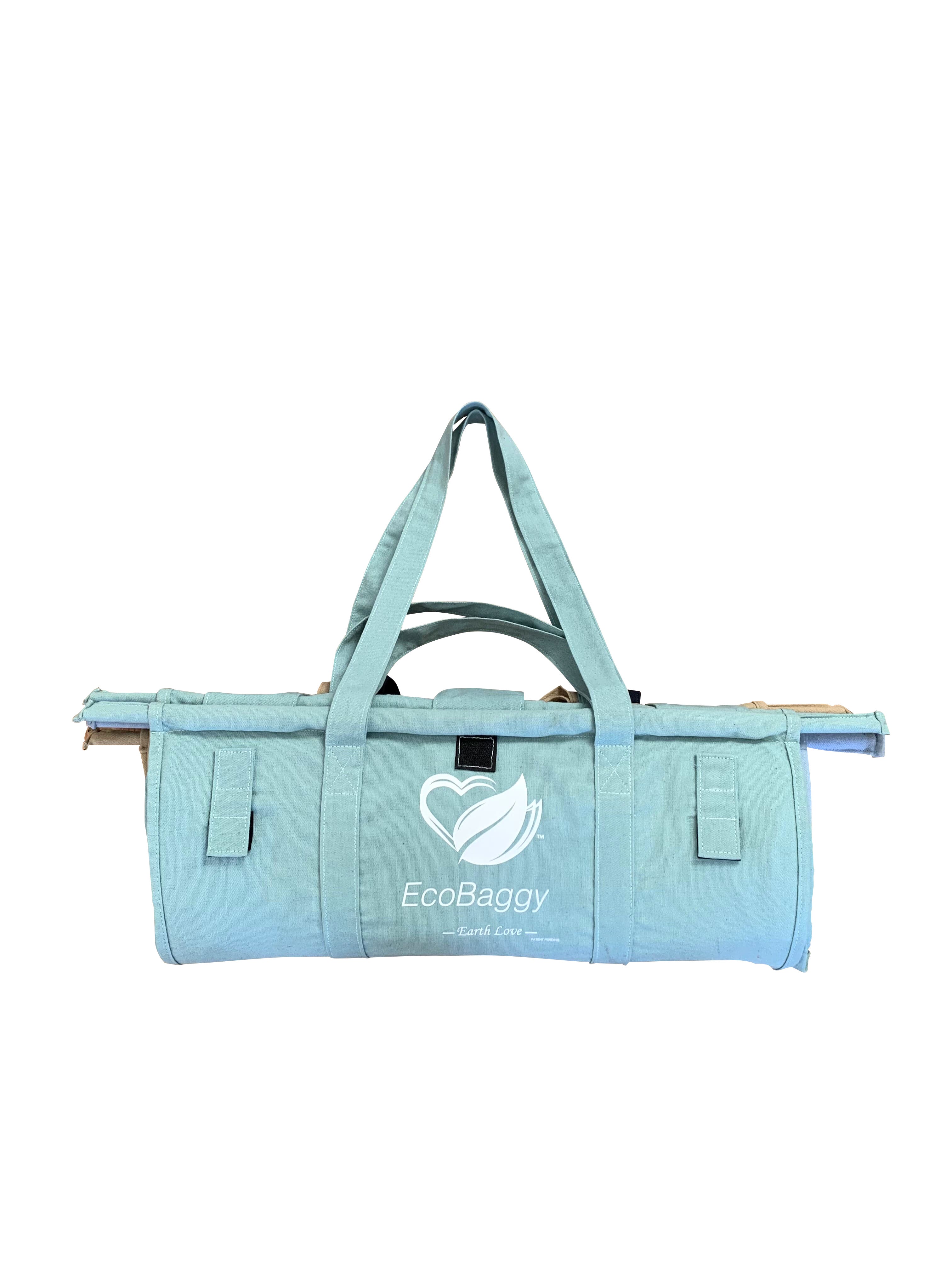 EcoBaggy Set - 4 Reusable Bags with a PEVA Lined Cooler Bag